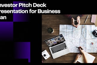 develop investor ready business plan, pitch deck