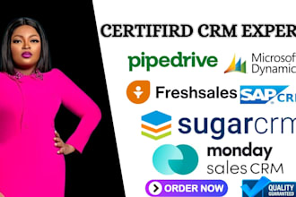 setup pipedrive freshsales mircrosoft dynamics sugar CRM monday crm sap