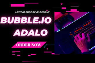 build bubble website, bubble mvp bubble saas bubble app web app ai integration