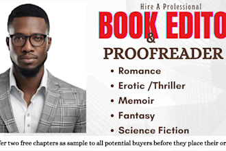 edit proofread romance erotic thriller novel memoir fantasy science fiction