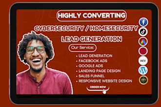 generate cybersecurity leads home, network security, threat detector website