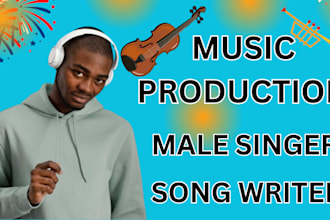 be your male singer for your country music country pop rock folk soul and edm