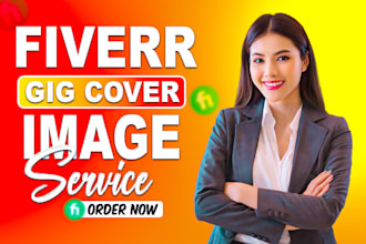 design creative fiverr gig thumbnail and fiverr gig image