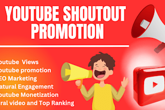 do organic youtube shoutout promotion video