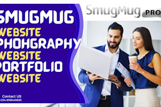 design smugmug portfolio website, smugmug photography website, smugmug seo