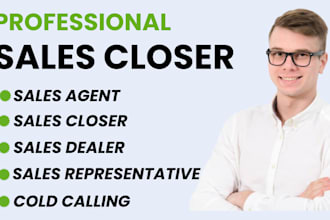 be your dynamic sales closer sales representative sales consultant sales agent