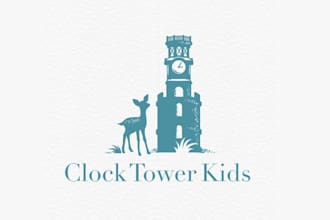 design children clothing brand bold logo
