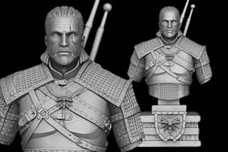 sculpt 3d head model 3d bust model 3d character modeling for 3d printing