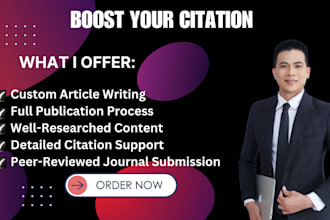 write and submit a well formatted article in google scholar peer reviewed index
