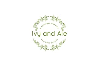 design plant nursery beer garden modern tasteful logo