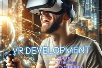 develop a VR game or experience or VR tour