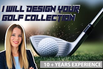 sketch and tech pack golf apparel designs