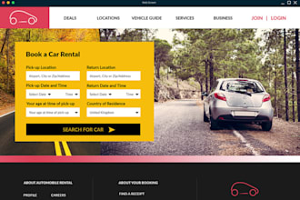 car rental website, car wash car detailing car booking website turo lyft zipcar