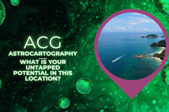 tell you about the astrocartography of the place you live in