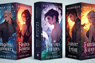 design fantasy, romance and sci fi book covers