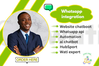build your chatbot developer, wati automation and chatfiow