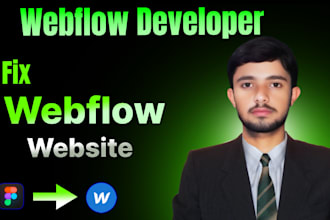 convert figma to webflow and fix webflow bugs and issues