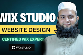 design wix studio website using wix studio