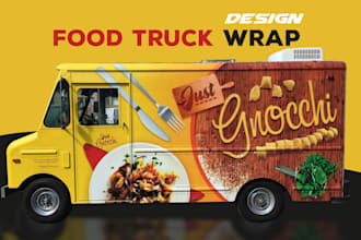 food truck wrap design, truck wrap