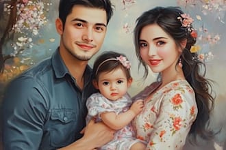 do a wonderful family portrait