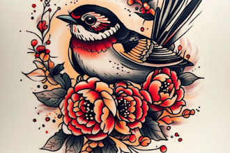 make american traditional tattoo design