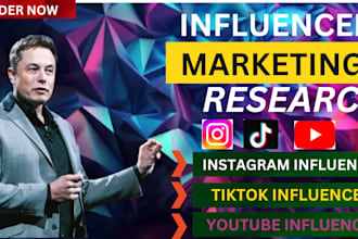 find the best instagram, tiktok, youtube influencer for your nich manage