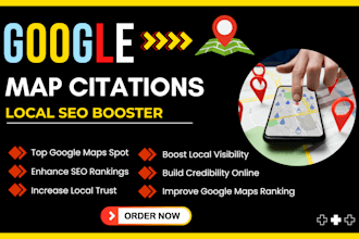 create 16000 google map citations for gmb ranking
