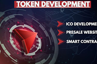 develop presale website, crypto token, smart contract