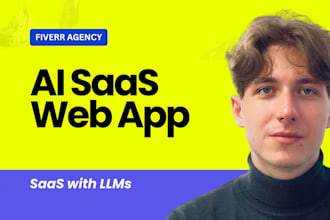 build an ai saas web application ai app