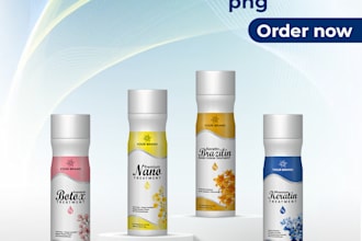 design the best product box, bottle label with mockup