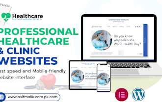 build specialized healthcare and clinic wordpress websites