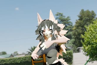 create a quest compatible novabeast furry vrchat avatar