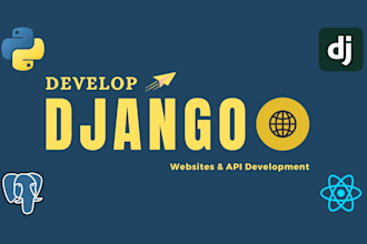 professional python django web application and API development