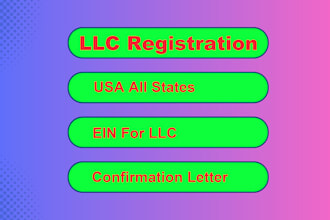 do US llc registration , company registration , ein from irs
