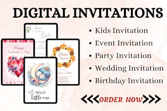 design invitation design, wedding invitation, invitation card digital invitation