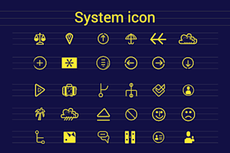 do custom icon design using adobe illustrator