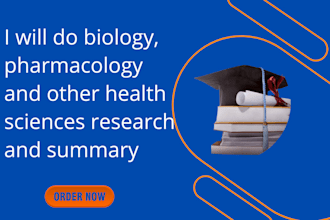 do biology, pharmacology and other health sciences research and summary