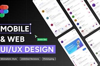 create clean, modern UI UX designs for websites and apps