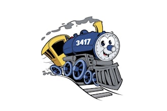 make impeccable railroad museum mascot logo