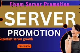 superfast minecraft server promotion fivem, discord promotion, server pr0motion