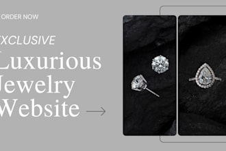 create jewelry shopify store jewelry website jewelry ecommerce store