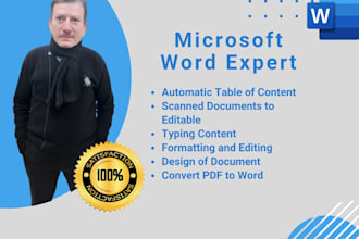 type, format and edit documents and data in word and excel