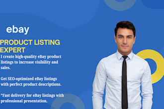 professionally do ebay product listing, ebay lister, and product upload