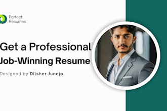design a professional, job winning resume