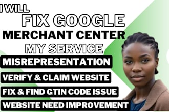 fix google merchant center suspension misrepresentation shopping ads gtin code