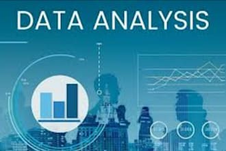 be your data analyst and will do financial analysis