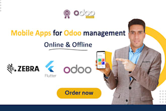 do mobile app development for odoo management
