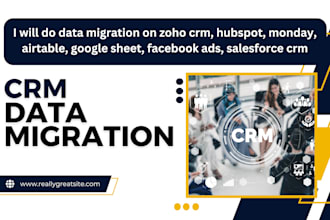 do data migration on zoho crm hubspot monday airtable gohighlevel houzz acculynx