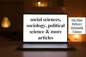 research and write sociology, criminology and psychology
