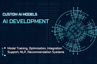 develop, train custom ai  models